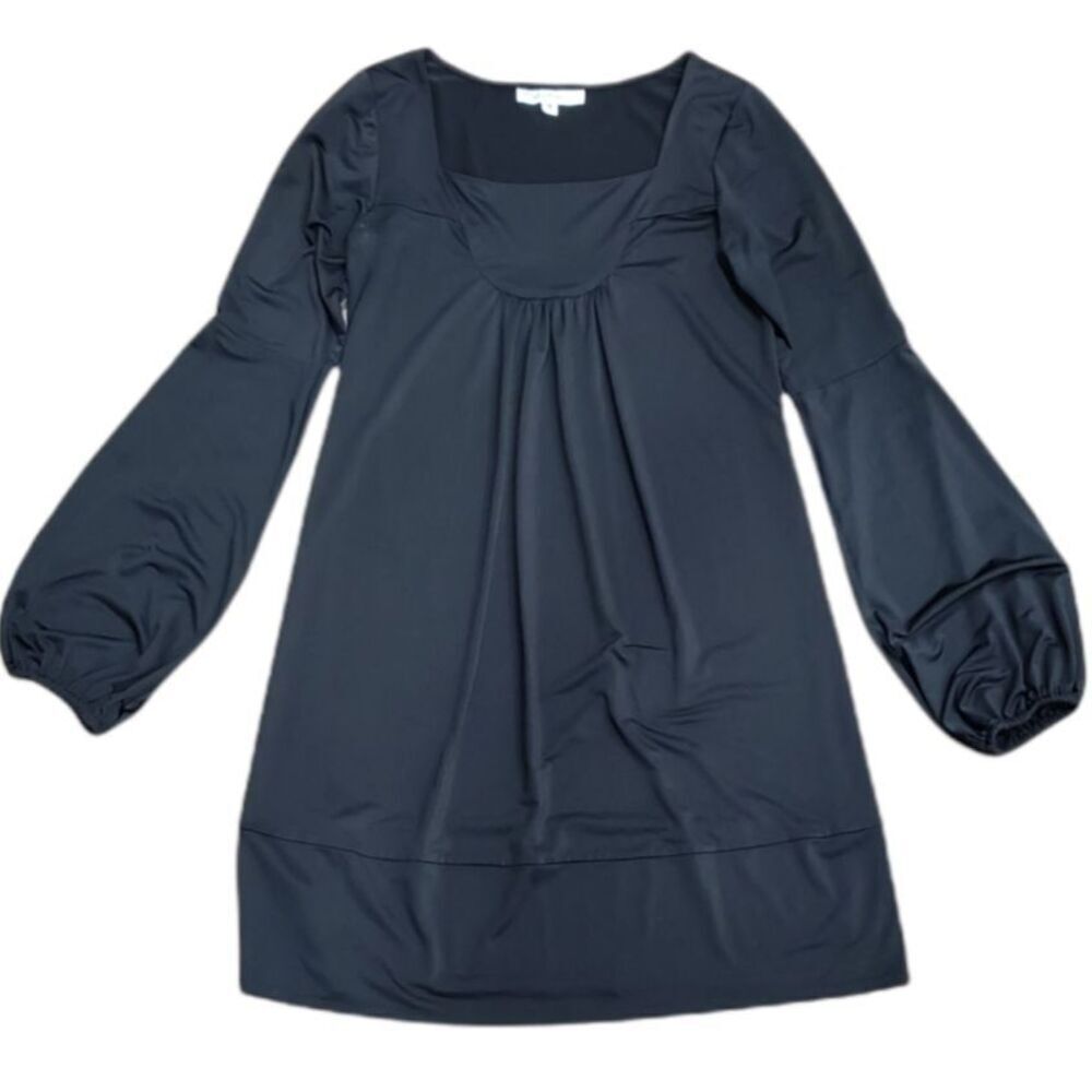 Sophia Eugene Black Balloon Sleeve Tunic Dress S